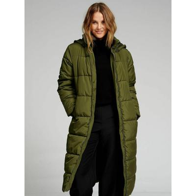 Kurzweste TEESHOPPEN "TEESHOPPEN Vest Rebecca", Damen, Gr. M, grün, Obermaterial: 100% Baumwolle, Westen