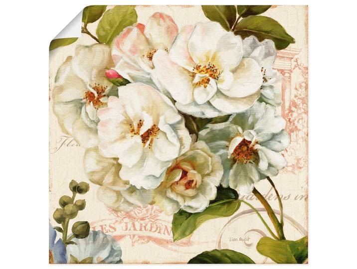 Wandbild ARTLAND Garten III , beige (farbe bild(er): naturfarben), B:50cm H:50cm, Bilder, Wandbild, als Leinwandbild, Poster in verschied. Grössen