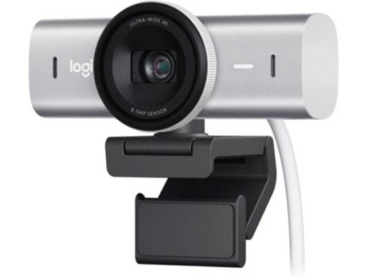 Logitech - Webcam Mx Brio Streaming 4k Gris Pale