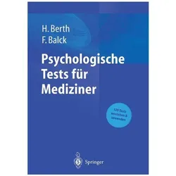 Psychologische Tests für Mediziner, Fachbücher