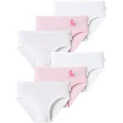 Schiesser Mädchen Slip Fine Rib 6er Pack