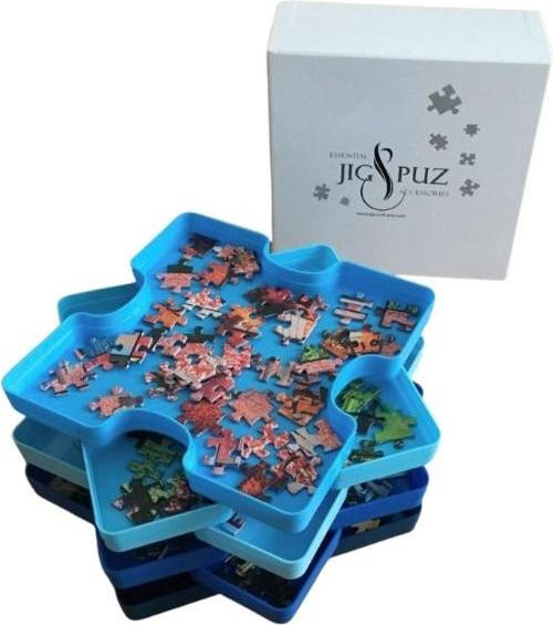 Jig & Puzz sorteerboxen voor puzzels - 6 stuks
