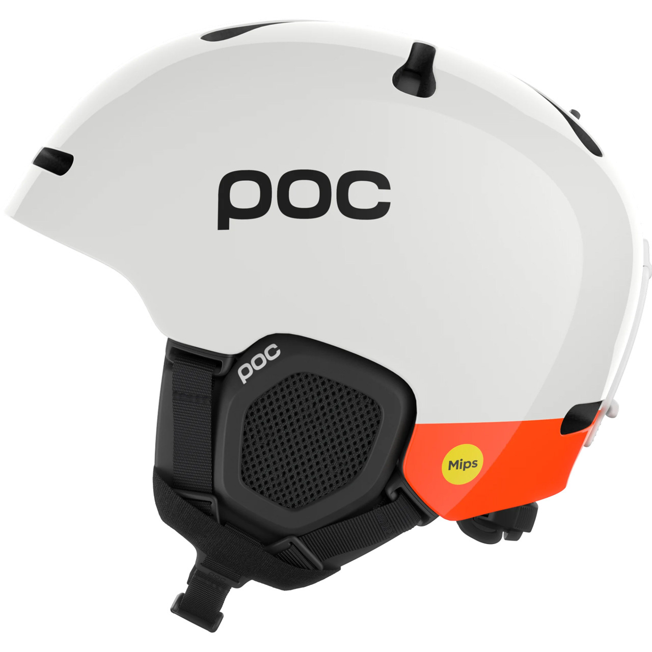 POC Fornix Mips hydrogen white/fluorescent orange - M-L = 55 - 58 cm
