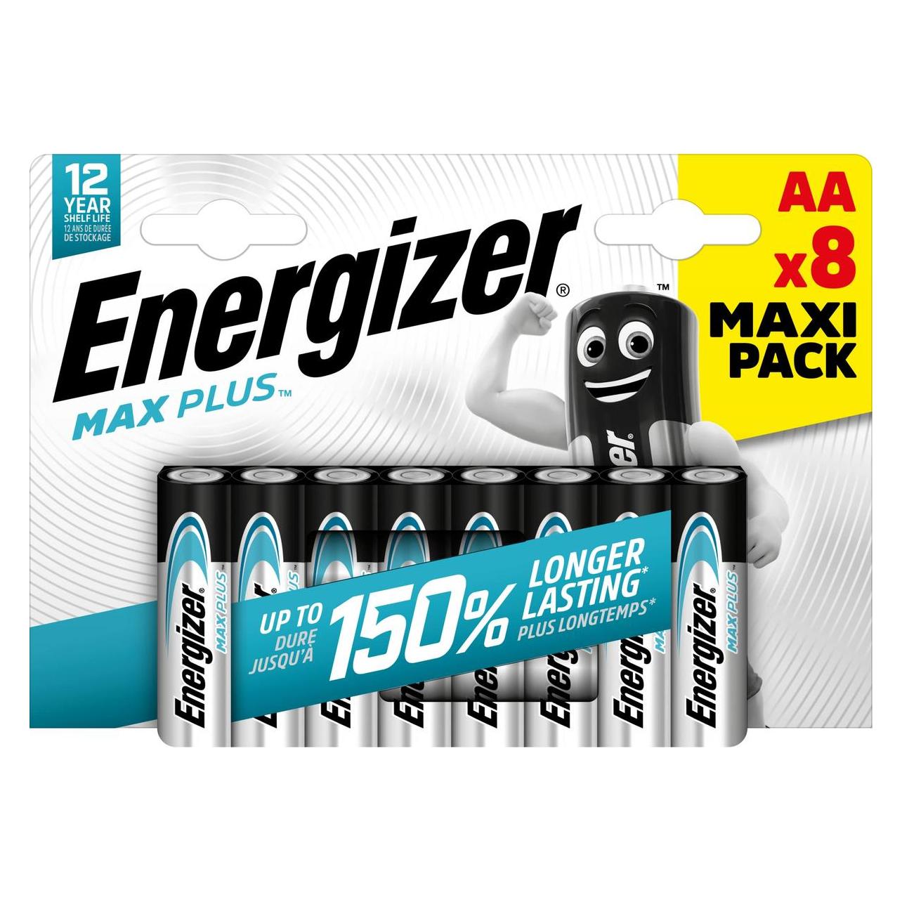 Energizer S& EGR MAX PLUS (AA) 6+2 (8 Stk., AA) (E303322200)
