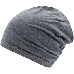 Sommer Beanie Heather "MB6577" - grey-heather/dark-grey