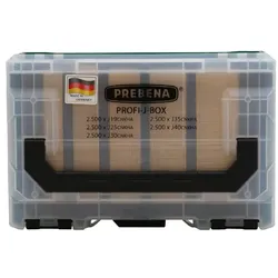 PREBENA Stauchkopfnägel (Brads) Type J verzinkt geharzt - PROFI-J-BOX