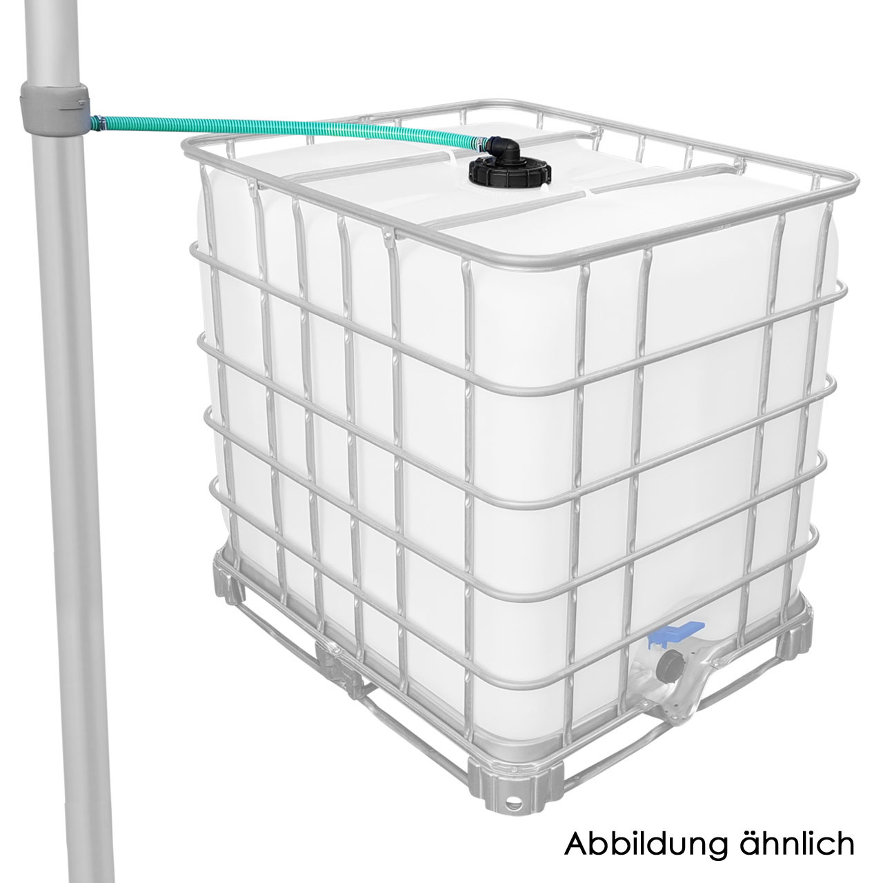 REKUBIK IBC Deckel Einlauf für 50m² Füllautomat Garantia inkl. Verbindungsset DN 150