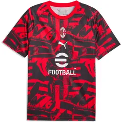Puma, Herren, Fussballtrikot, Prematch-Trikot AC Milan 2026/27 (L), Rot, Schwarz