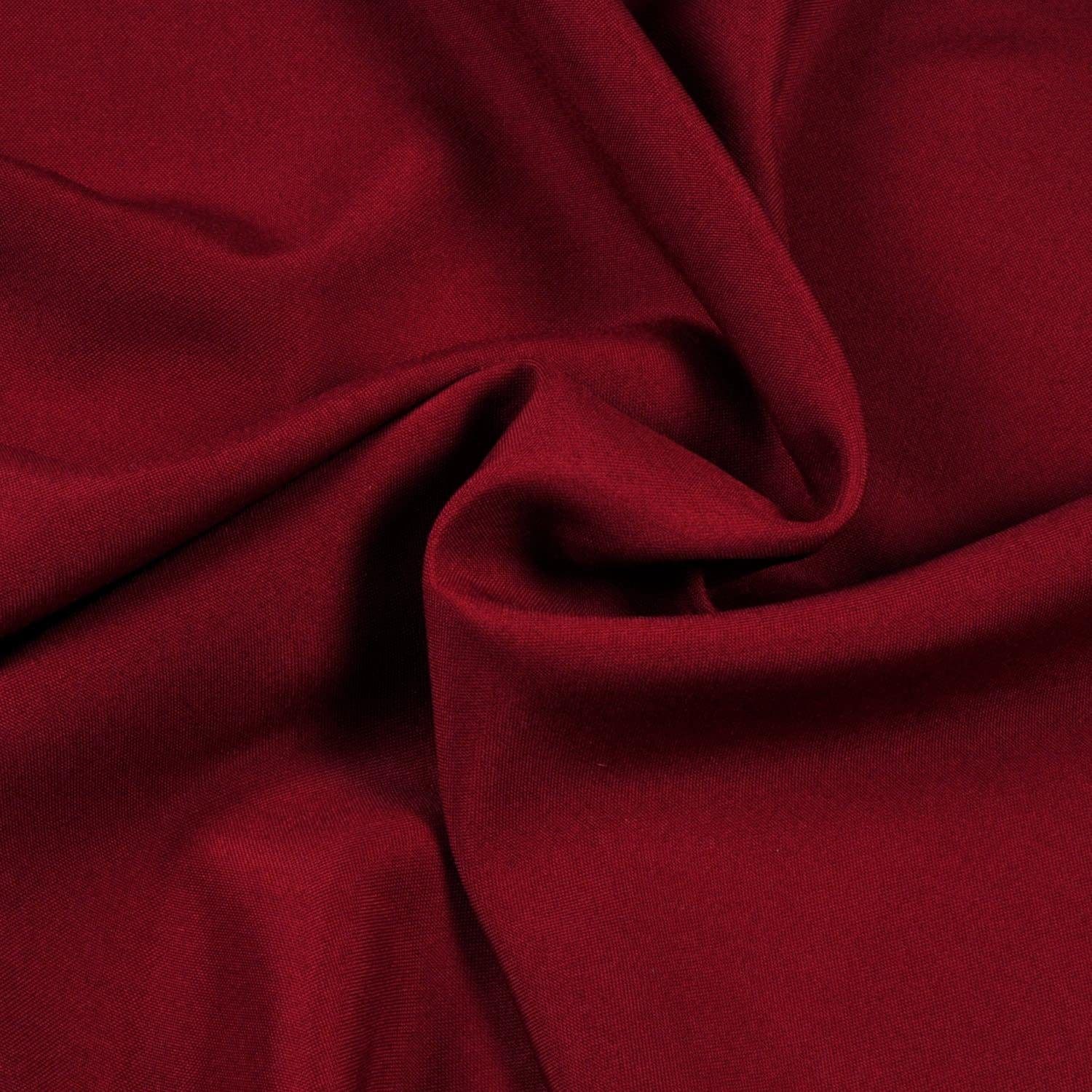 Vorhang GERSTER "Ilia, 1 Stück, Ösen, transparent" Gr. 1, rot, B:140cm H:235cm, Wirkware, Polyester, Gardinen, Vorhang, HxB: 235x140, klasischer Uni Ösenschal rot 235cm, Ösen, 140cm