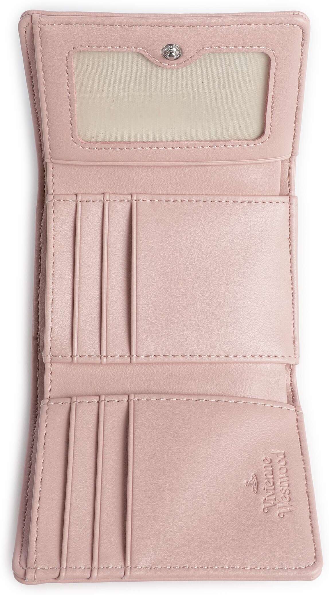 Vivienne Westwood Frame Smooth Small Geldbörse, pink