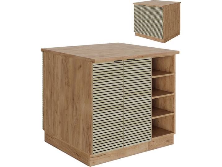 Îlot de cuisine Vicco Fame-Line Panneau en chêne 90cm sans plan de travail\, Model 51610