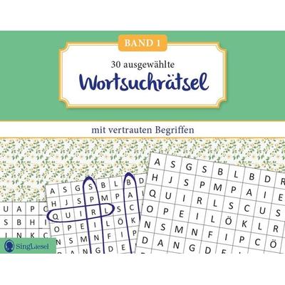 Wortsuchrätsel für Senioren mit vertrauten Begriffen. Rätselspaß, Beschäftigung und Gedächtnistraining für Senioren. Auch mit Demenz. Großdruck,