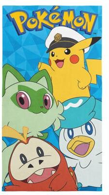 Pokemon Power Group Microfiber Beach Towel 30x60 inches by THE NORTHWEST GROUP in Pokemon (Size OS)