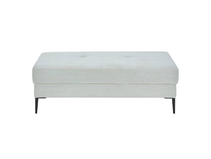 Trendstore Hilary Megahocker in Cord - Cord Zoom sage passend zu den Sofas zur Serie Hilary, pure Entspannung, pflegeleicht, formstabil, trendiger Cordbezug in acht coolen Farben die begeistern Modern
