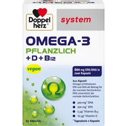 Doppelherz Omega-3 Pflanzlich System 60 ST