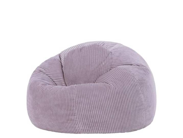 Icon Kingston Sitzsack Cord mit Füllung, Lila