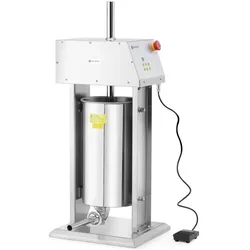 Hendi Wurstfüllmaschine, elektrisch,, 15L, 230V/60W, 450x350x(H)750mm, Fleischwolf, Silber