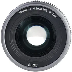 Sirui VP-1-35G VISION PRIME T1.4 Vollformat Cine Lens 35mm grau (Vollformat), Objektiv, Grau
