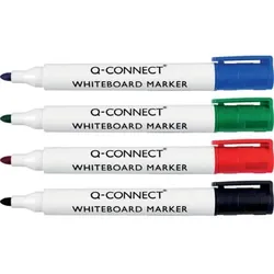 Whiteboardmarker, 1,5-3mm, Rundspitze, 4 Stück, sortiert