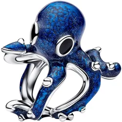 Pandora 794706C01 Charm Silber Blauer Oktopus