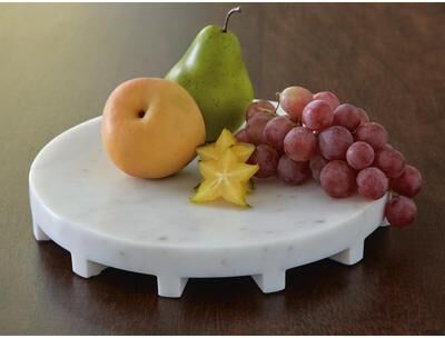 "Signature Design by Ashley Wainmoore White Tray - 12"" W x 12"" D x 1.5"" H"
