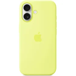 Apple Silikon Case iPhone 17 mit MagSafe (Neongelb)