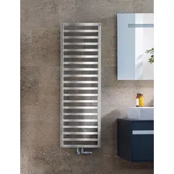 Zehnder Quaro Design-Heizkörper Mixbetrieb, Chrom, 1865x30x600 mm