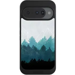 Nivocase Hülle für Google Pixel 10 Handyhülle NIVOcore Case Schwarz Abstrakt Baum Wald (Google Pixel 10), Smartphone Hülle, Schwarz