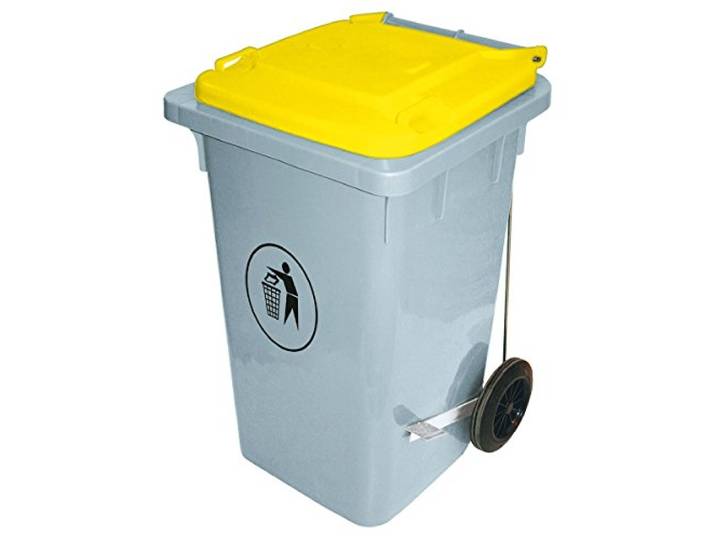 Contacto Tretabfalleimer 100 l gelb