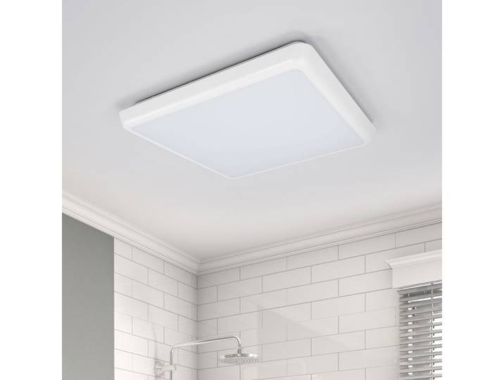 Augustin Square 30 Plafonnier White - Arcchio - Salle de bains - Moderne - Plastique - Angulaire