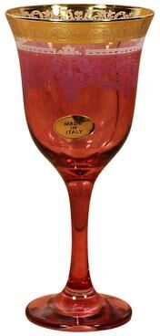 Lorren Home Trend Choice of Color Multicolored 6-piece Wine Goblet Set