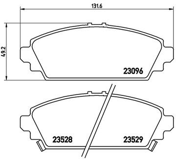 Magneti Marelli Bremsbelagsatz, Scheibenbremse 363700428031 Für Honda