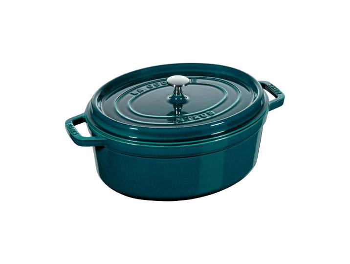 STAUB Staub La Cocotte ovaler Topf Gusseisen 6,7 L. La Mer