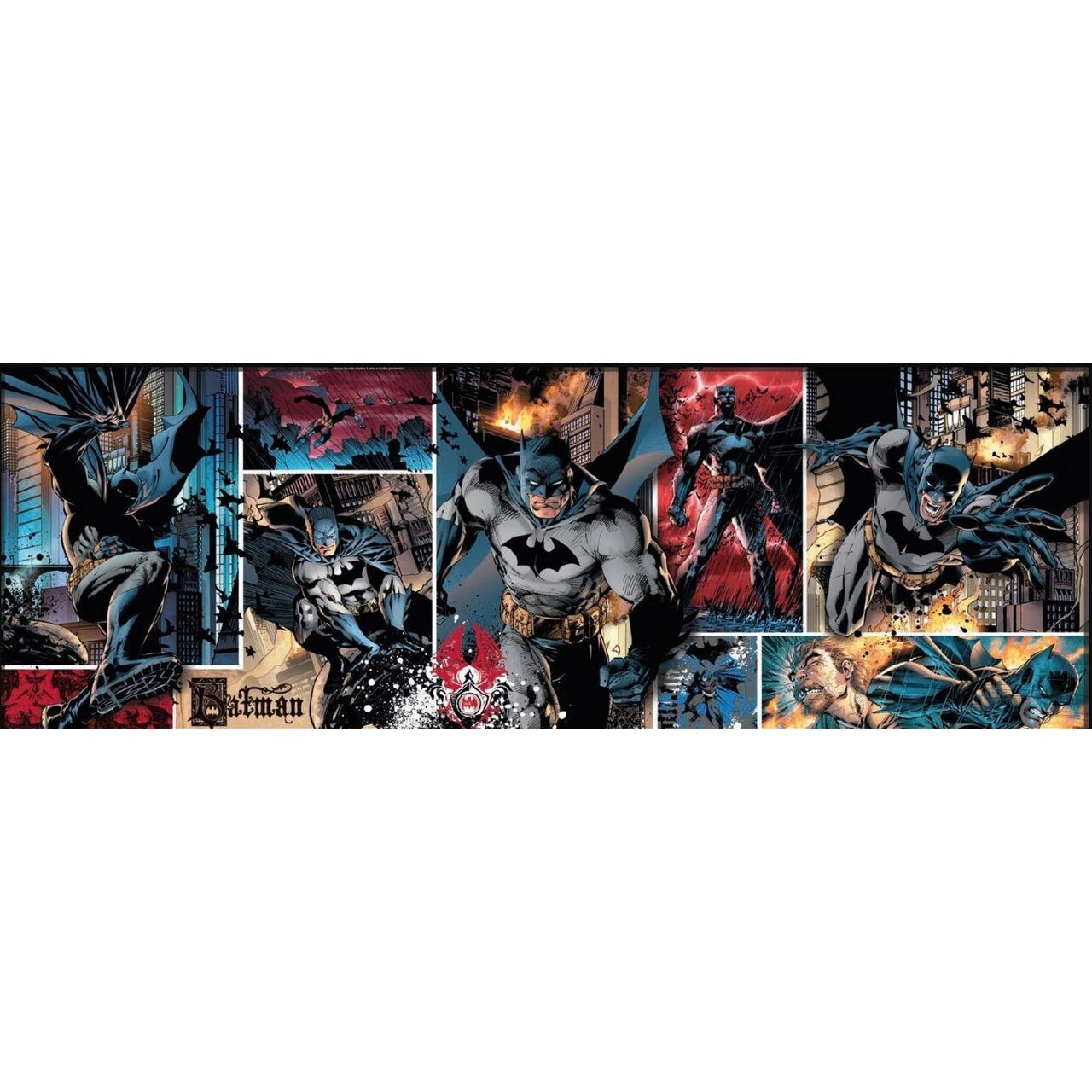 Clementoni 39574 DC Comics Panorama Puzzel Batman - 1000 stukjes