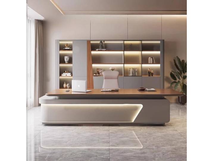 Bureaux informatiques avec rangements et tiroirs, bureaux de bureau, bureaux d'écriture pour le télétravail, bureaux modernes en promotion, bureaux informatiques pour la maison