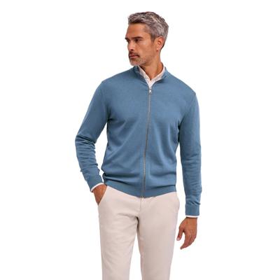 Strickjacke FALKE "Pure Merino Wool", Herren, Gr. M, cypress (7673), Strickjacken Strickjacke