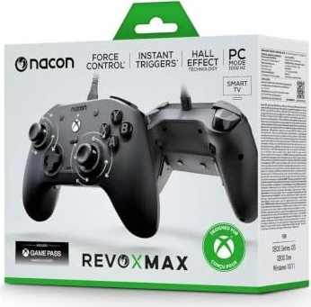 Nacon Revo Max Wired Asymmetric Controller - Black - Xbox