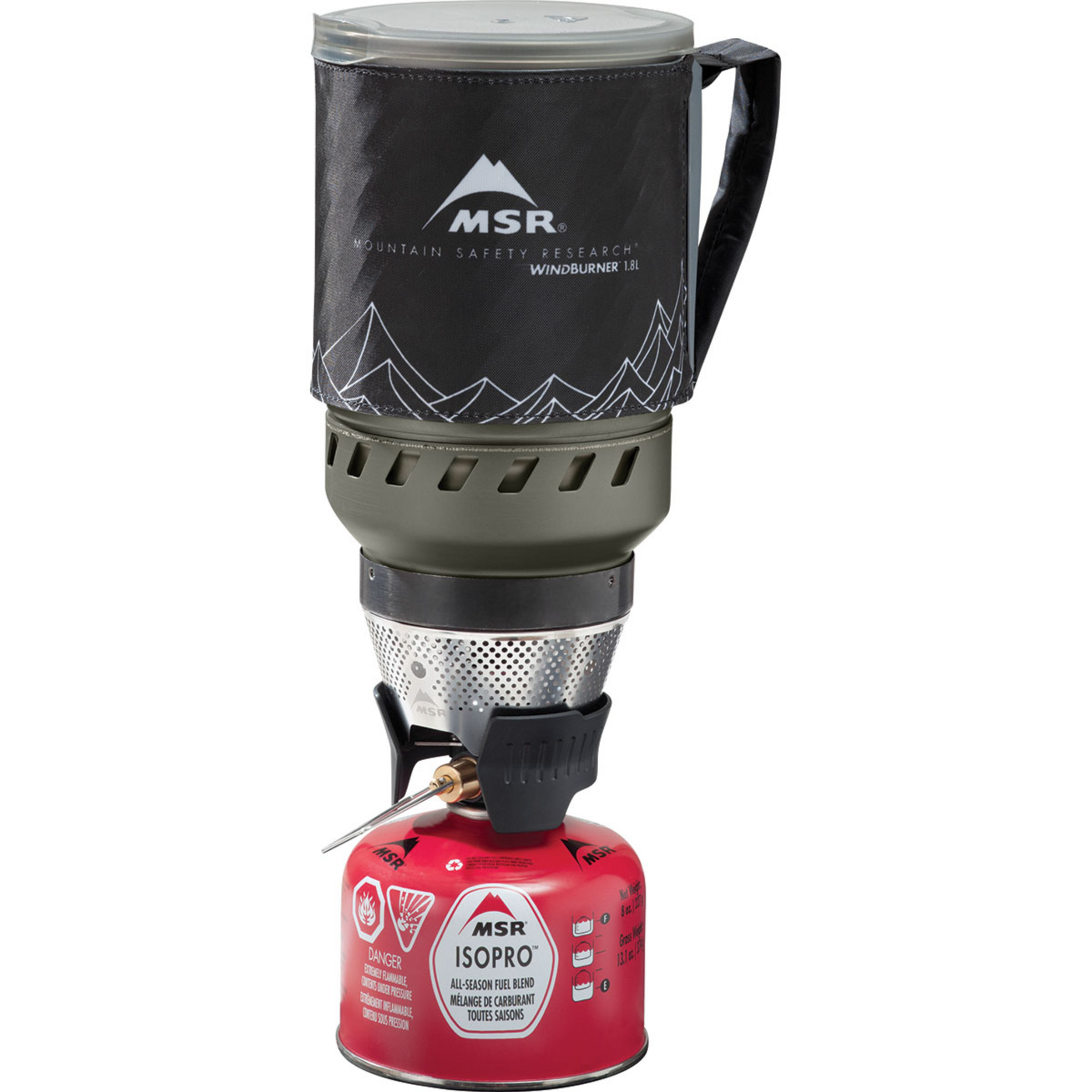 MSR WindBurner 1.0L Personal Kocher System Campingkocher schwarz Camping