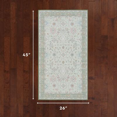 Laura Ashley Imagine Printed Chenille Washable Rugs