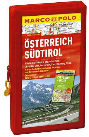 MARCO POLO Kartenset Österreich und Südtirol 1:200.000: 6 Detailkarten auf 3 Doppelblättern, Citypläne Graz, Innsbruck, Linz, Salzburg, Wien. Mit ... Ortsregister, Auto-, Erdgas-Tankstellen - Preis vom 09.10.2026 07:28:09 h