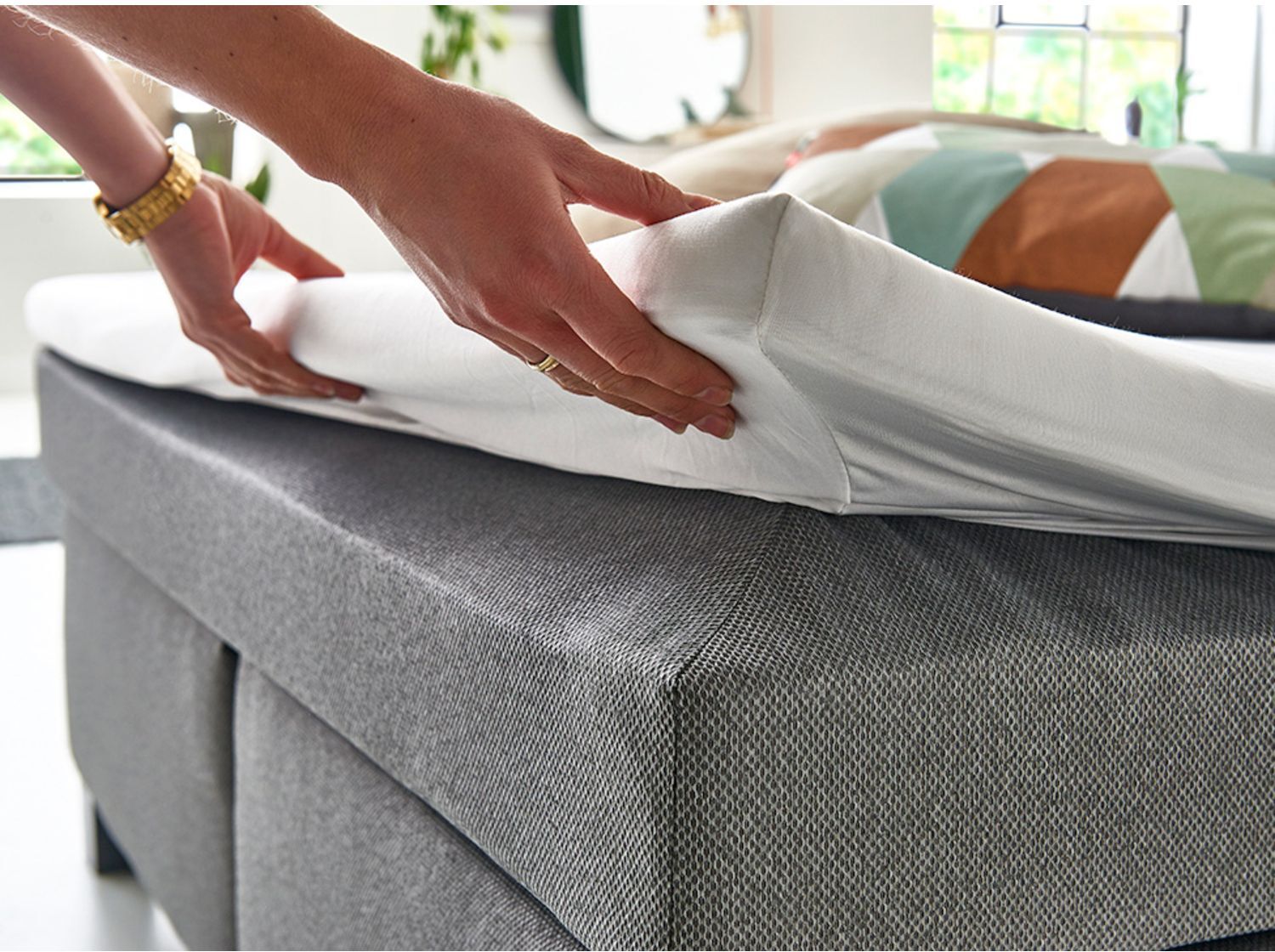 SUN GARDEN Boxspringbett »Bendigo«, mit 1 Bonell-Federkernmatratze, integrierter Topper