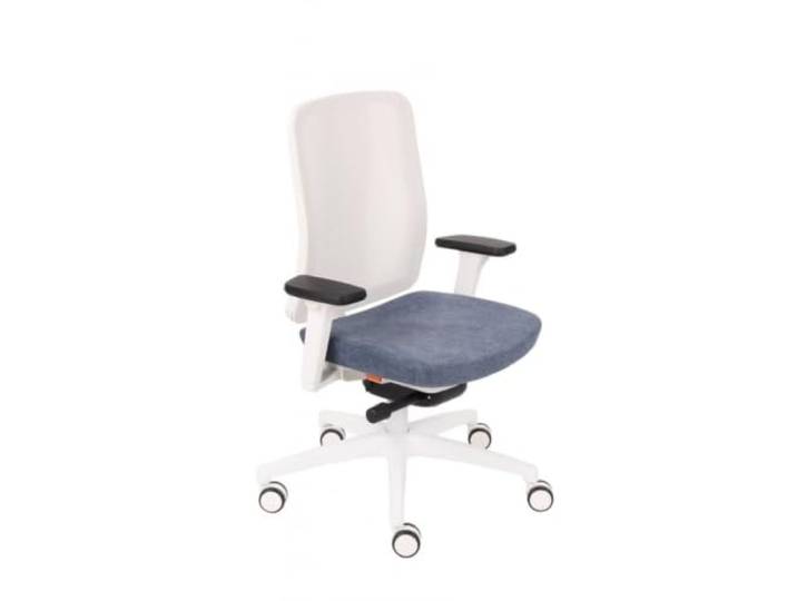 Ergonomischer Kinderdrehstuhl Magic Velvet Blue/W mit Netz, 10-16 Jahren Dynamische Rückenlehne mit Flexi Move Technologie fördert gesunde Haltung. Mit Anti-Shock & atmungsaktivem Netz.