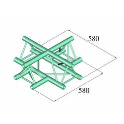 Alutruss DECOLOCK DQ3-PAC41 3-Punkt Traverse Kreuzstück 90 ° 60301658