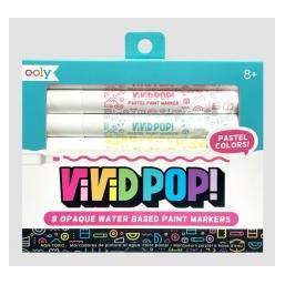 Ooly Vivid Pop!! Pastell-Acrylmarker, 8 Stück (8x) (69961475)