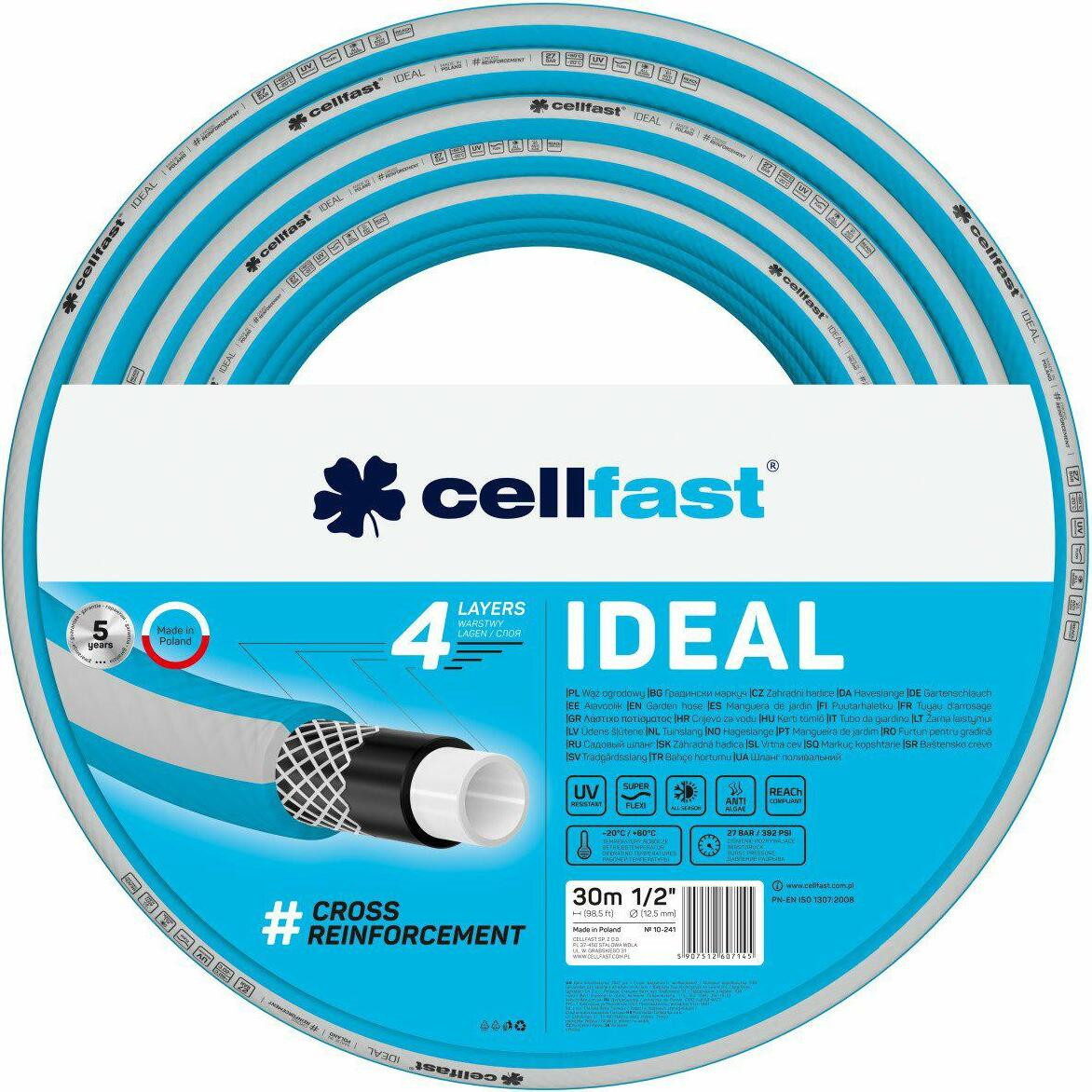 Cellfast 4-laagse tuinslang, 1 inch, 20 meter