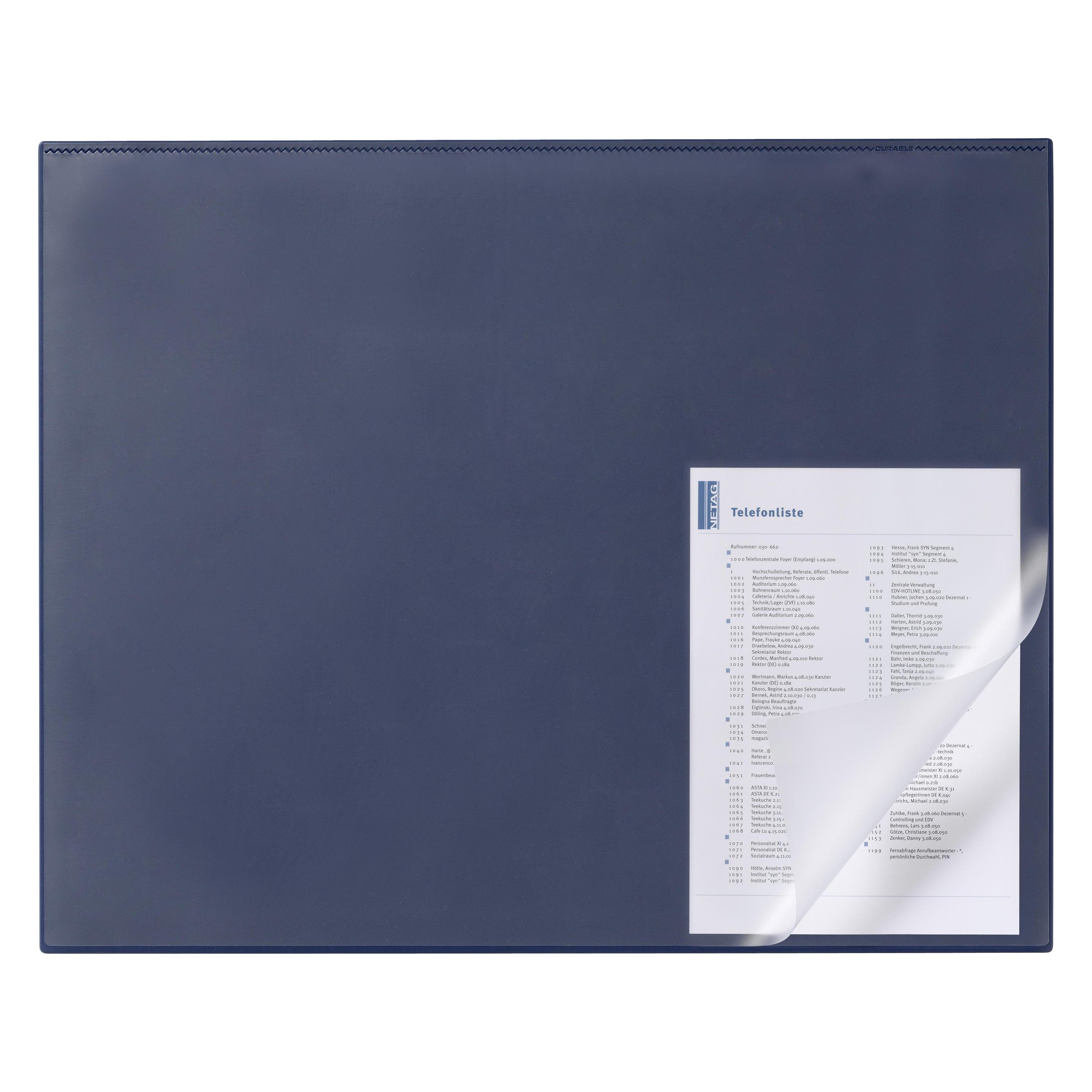 Durable Schreibunterlage mit Kantenschutz (50 x 65 cm) (729307)