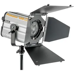 Hedler Primalux LED 1000 Color, 3000-6500K mit Fresnellinse, Dimmbar von 5-100% (Studioleuchte), Dauerlicht, Grau