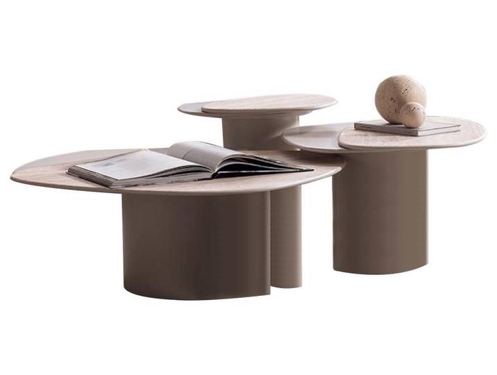 JVmoebel Couchtisch Luxuriöse Beistelltische aus edlem Holz in modernem Design