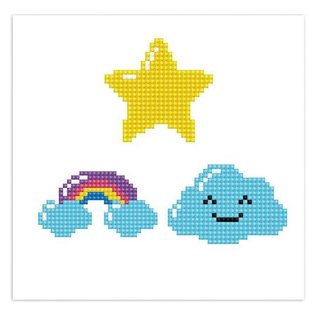 Magni Diamond Dotz Dotzies Set Sticker Himmel (3 Sticker) (DTZ12.017)
