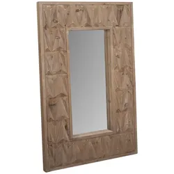 SPIEGEL aus Holz, braun, 69x6x109cm